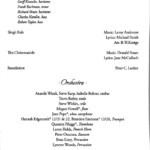 Concert program